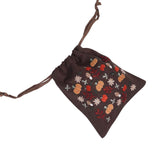 Lined Hand Embroidered Bag Mulberry Silk Handcrafted