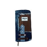 Handmade Upcycled Denim Long Wallet 1