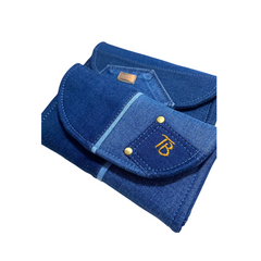 Handmade Upcycled Denim Long Wallet