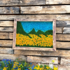 Loofah Painting
