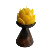Lotus Bud Beeswax Candle