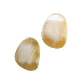 Luxurious Earring Handcrafted From White Buffalo Horn