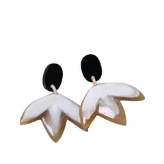 Luxurious Handcrafted Buffalo Horn Earring 1