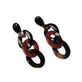 Luxurious Handcrafted Lacquer Buffalo Horn Earring 1