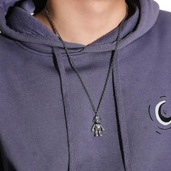 Mario Character Pendant For Men Handcrafted 925 Sterling Silver