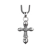 Men's Cross Pendant Handcrafted 925 Sterling Silver
