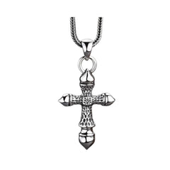 Men's Cross Pendant Handcrafted 925 Sterling Silver