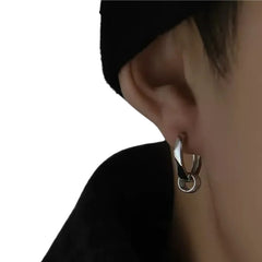 Men's Earrings Handcrafted 925 Sterling Silver