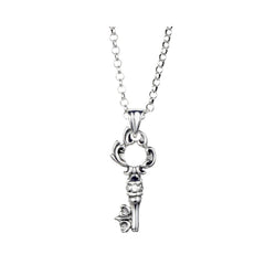 Men's Key-Shaped Pendant Handcrafted 925 Sterling Silver