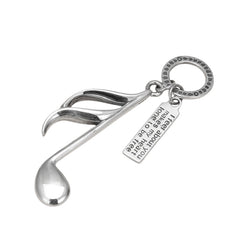 Men's Musical Note Pendant Handcrafted 925 Sterling Silver