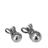 Men's Pendant In The Shape Of A Money Bag Handcrafted 925 Sterling Silver