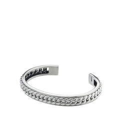 Men's Twisted Chain Bracelet Handcrafted 925 Sterling Silver