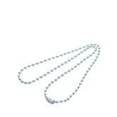 Men's Beaded Necklace Handcrafted 925 Sterling Silver
