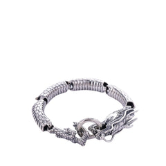 Men's Dragon Bracelet Handcrafted 925 Sterling Silver