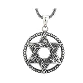 Men's Star-shaped Pendant Handcrafted 925 Sterling Silver