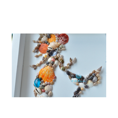 Mermaid Seashell Picture Frame