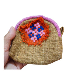 Mini Hand-Woven Brocade Wallet 1