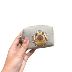 Handmade Upcycled Denim Mini Box Wallet 1