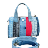 Handmade Upcycled Denim Mini Crossbody Bag