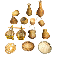 Mini Bamboo And Rattan Decor  1