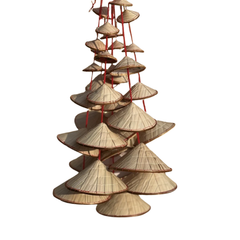 Mini Bamboo Conical Hat String For Decoration