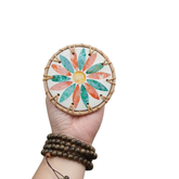 Mother-Of-Pearl Rattan Coasters 1