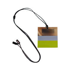 Natural Lacquer Buffalo Horn Pendant