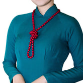 Necklace Mulberry Silk Handcrafted