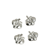 Orchid-shaped Earrings For Women Handcrafted 925 Sterling Silver