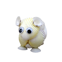 Pair Of Hamsters Made From Seashells