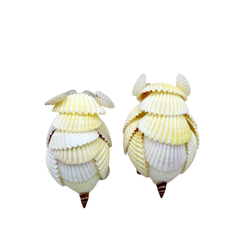 Pair Of Hamsters Made From Seashells