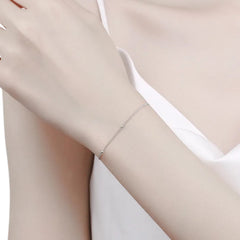 Plain Women's Bracelet Handcrafted 925 Sterling Silver