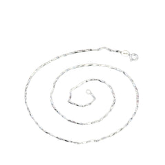 Rain Rope Necklace Handcrafted 925 Sterling Silver