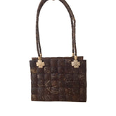 Rectangular Coconut Shell Handbag
