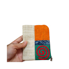 Rectangular Hand-Woven Brocade Wallet