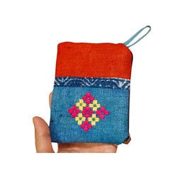 Rectangular Hand-Woven Brocade Wallet