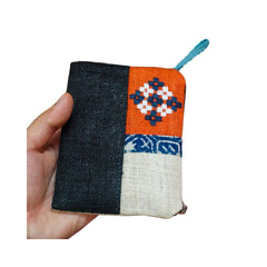 Rectangular Hand-Woven Brocade Wallet