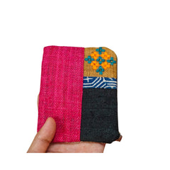 Rectangular Hand-Woven Brocade Wallet