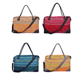 Hand-Woven Rectangular Brocade Suitcase