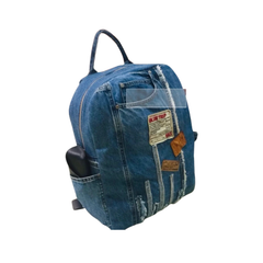Handmade Upcycled Denim Backpack