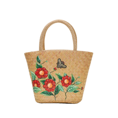 Red Flower Sedge Handbag