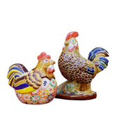 Rooster And Hen Statue