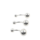 Round Navel Piercing For Women Handcrafted 925 Sterling Silver
