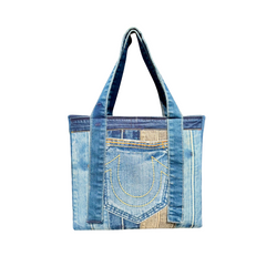 Handmade Upcycled Denim Ruby Bag