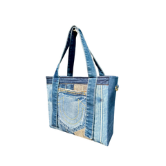 Handmade Upcycled Denim Ruby Bag