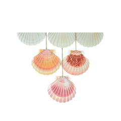 Scallop Seashell Wall Wind Chime
