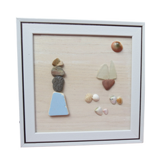 Seashell And Lighthouse Painting