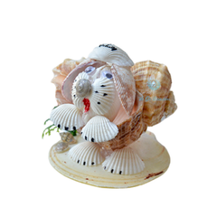 Seashell Navy Dog