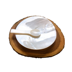 Seashell Plate And Spoon