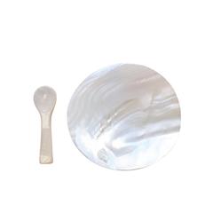 Seashell Plate And Spoon